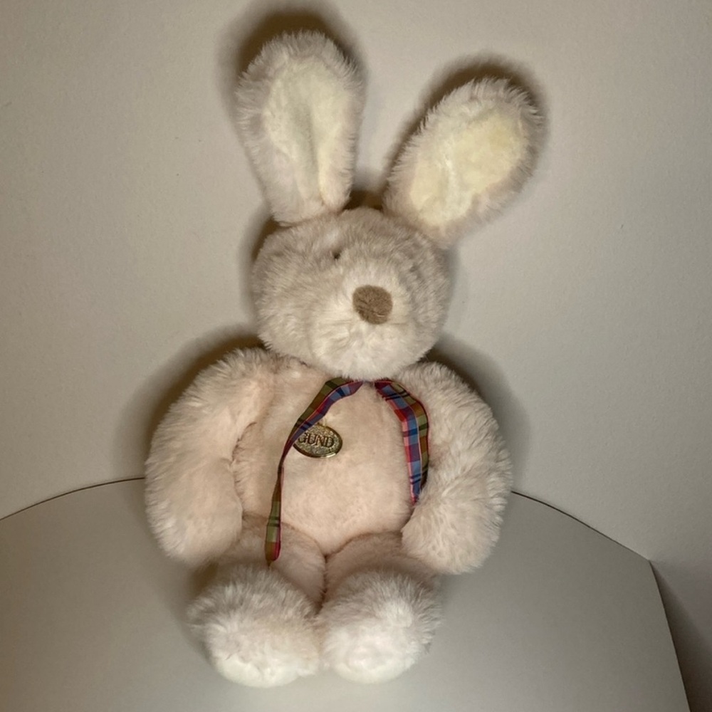 GUND Floppy ears bunny rabbit pale pink excellent condition vintage 1991 NWT